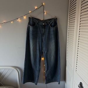 H&M Wide Leg Jeans NEVER WORN in Dark Blue